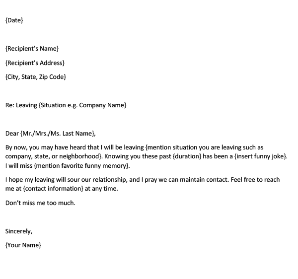 Funny Farewell Email: How to Write (with Template & Sample Letter)